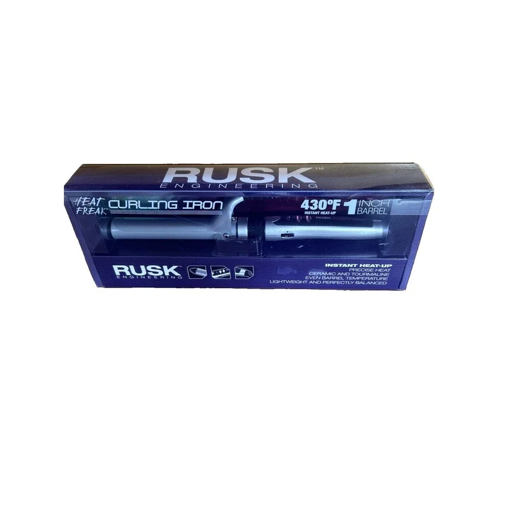 RUSK Heat Freak Ceramic & Tourmaline Spring Curling Iron 1